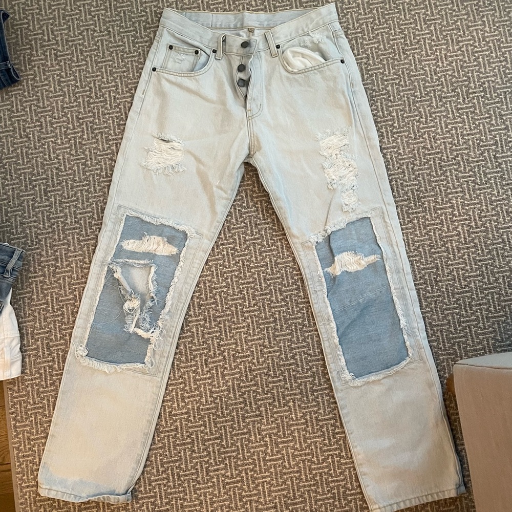 Carmar denim ripped jeans women’s size 28